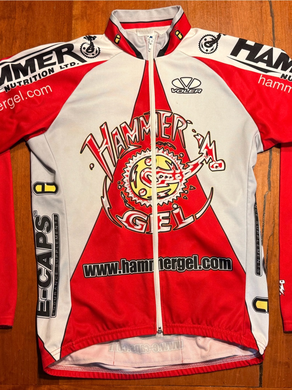 Vintage Voler Hammer Nutrition Long Sleeve Cycling Jersey Men’s Size Mens small